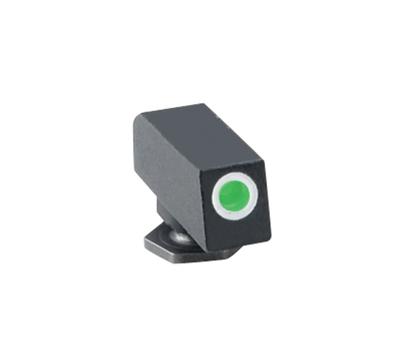 Front Tritium Night Sight For All Glock Green With White Outline .165 Height .125 Width