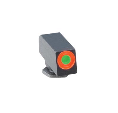 Front Tritium Night Sight For All Glock Green With Orange Outline .165 Height .140 Width