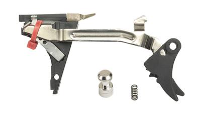 Duty Drop In Trigger Kit Black Trigger Pad with Black Safety for Gen 4 Glock 21/30