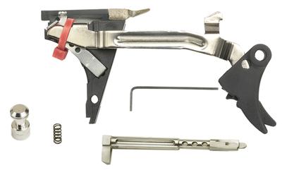 Fulcrum Ultimate Trigger Kit Black Trigger Pad with Black Safety for Gen 4 Glock 21/30