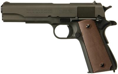 1911A1 Government Model .45 ACP 5 Inch Barrel Parkerized Finish Fixed Combat Sights Black 7 Round