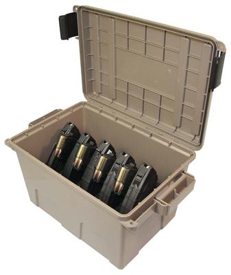 Tactical Magazine Can Holds Nine AK-47 30 Round Magazines Dark Earth
