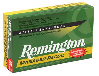 Managed Recoil .260 Remington 140 Grain Pointed Soft Point Core-Lokt
