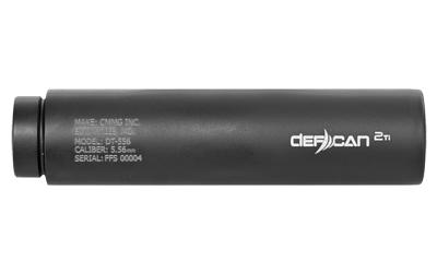 DEFCAN 2Ti, Suppressor, 556NATO, Titanium, Black Finish, Direct Thread (1/2-28) DT-556