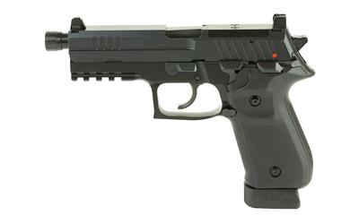 Rex Zero 1T, Semi-automatic, DA/SA, 9MM, 4.9" Cold Hammer Forged Threaded Barrel, Aluminum Frame, Black Finish, 2-20Rd Magazines, Picatinny Rail, Tall Three Dot Sights, Ambidextrous Safety And Magazine Release, Slide Cut For Mini Red Dot With Adaptor Pla
