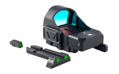 MicroRDS, Kit, Reflex Sight, 3 MOA Red Dot, Black Color, Fits CZ75, Includes Specialized TruDot Replacement Night Sights, QD Mount 88070501