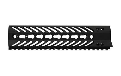 Modular Combat Suppressor Rail V2, 9", Picatinny Top Rail, KeyMod at 3,6,9 O'Clock, Suppressor Compatible, Black Finish 10530003