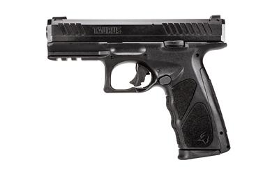 TS9, Semi-automatic, Striker Fired, Polymer Framed Pistol, Full Size, 9MM, 4" Barrel, Matte Finish, Black, Non-Manual Safety, Adjustable Sights, 4 Interchangeable Backstraps, 17 Rounds, 2 Magazines 1-TS9SR041