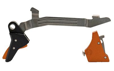Alpha Competition Trigger, Anodized Finish, Orange, Fits Gen 3 & Gen 4 - G17, G19, G22, G23, G34 ALPHA GLOCK 3-4 - ORANGE