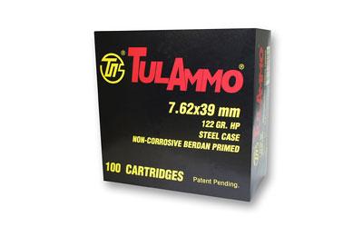 Steel Case, 762X39, 122 Grain, Hollow Point, Bi-Metal Casing, Non Corrosive, 100 Round Box UL076220