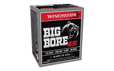 Big Bore, 45 Long Colt, 250 Grain, Jacketed Soft Point Bullet, 20 Round Box X45CBB