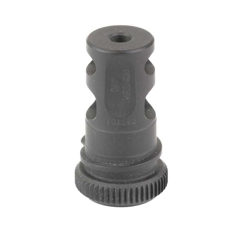 Muzzle Brake, 556NATO, 1/2X28 Thread Pitch, Fits 51T Mount, SCARmor Finish, Black 64132