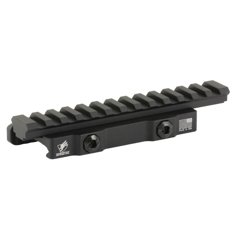 AD-1700, Quick Detach Riser Mount, Fits Picatinny, Anodized Finish, Black AD-1700-XLR-STD