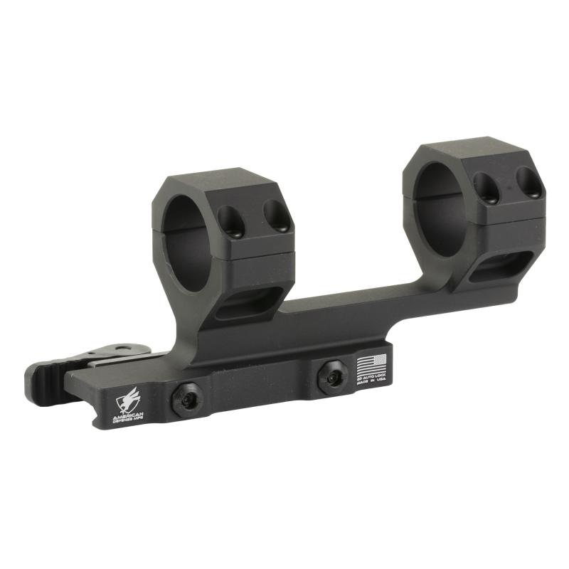 AD-DELTA, Quick Detach Scope Mount, 30mm, 1.70" Height, Anodized Finish, Black AD-DELTA-C-M-30-STD
