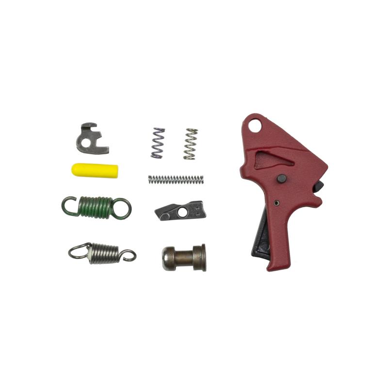 Flat-Faced Forward Set Sear & Trigger Kit Polymer , Trigger, Red 100-P154-R