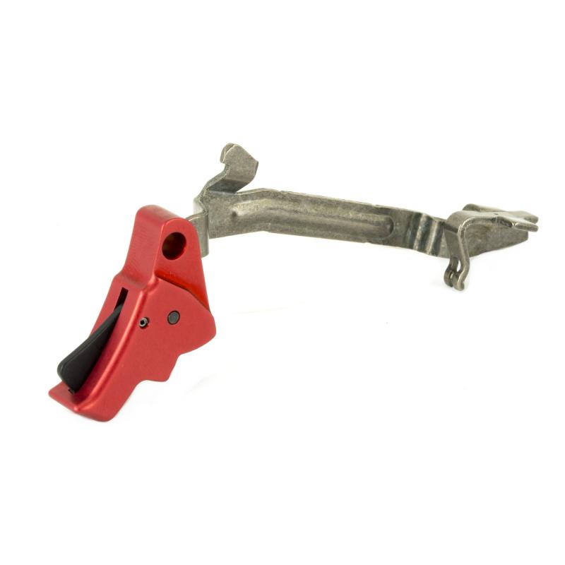 Action Enhancement Trigger With Glock OEM Gen 3 Trigger Bar, Red Finish, Fits Glock Models (Gen 3 & Gen 4): G17, G17L, G19, G22, G23, G24, G26, G27, G31, G32, G33, G34, G35, G37, G38, G39, Will Not Fit Gen 5 Models 102-150