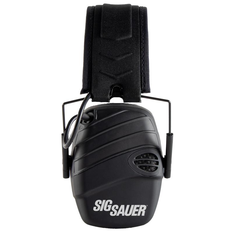 SIG TRACKR Electronic, Earmuff, Black, 2 AAA Batteries Included TRACKR-BS