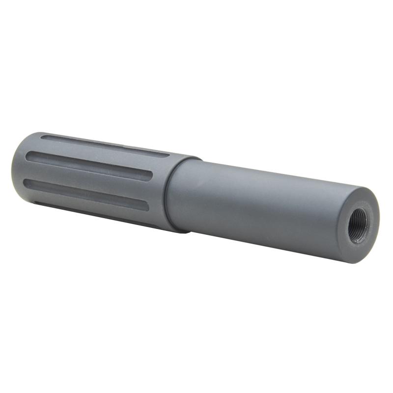 Faux Suppressor, Blast Diverter, 223 Remington/556NATO, Anodized Finish, Black, 1/2x28 Threaded BAD-FLASHCAN