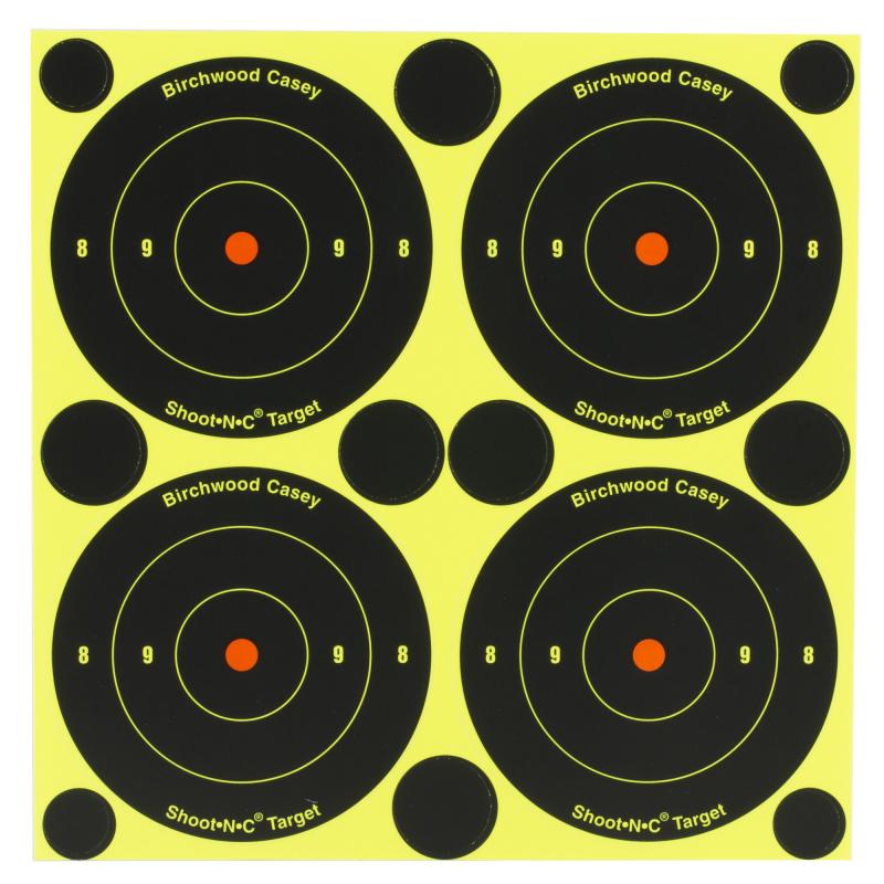 Shoot-N-C Bullseye Targets 3 Inch 48 Targets 120 Pasters