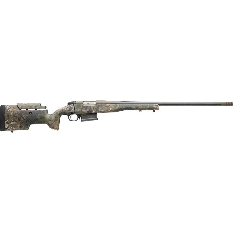 Premier Series Divide Rifle, Bolt Action Rifle, 308 Winchester, 22" Barrel - Carbon Fiber, Threaded 5/8-24, with Omni Muzzle Brake, Cerakote Finish, Black, Carbon Fiber Stock, Fits Remington 700 Scope Base with 6X48 Screws, 5 Rounds, AICS Style Detachabl