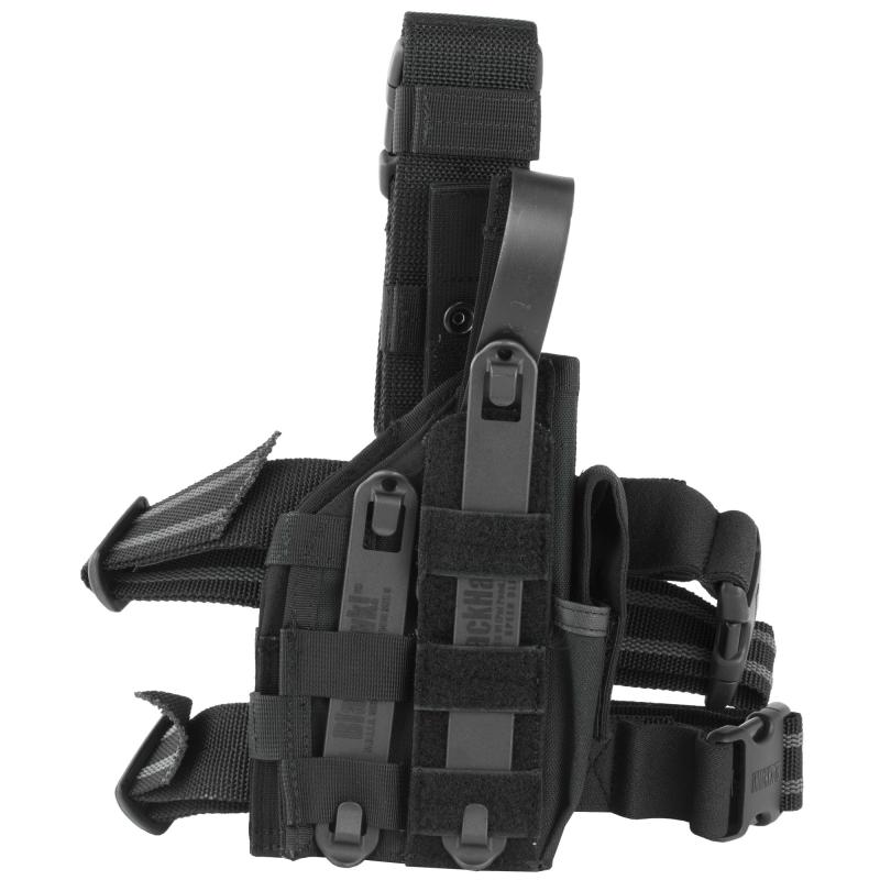 Omega VI Ultra Universal Modular Light Holster With Light Black
