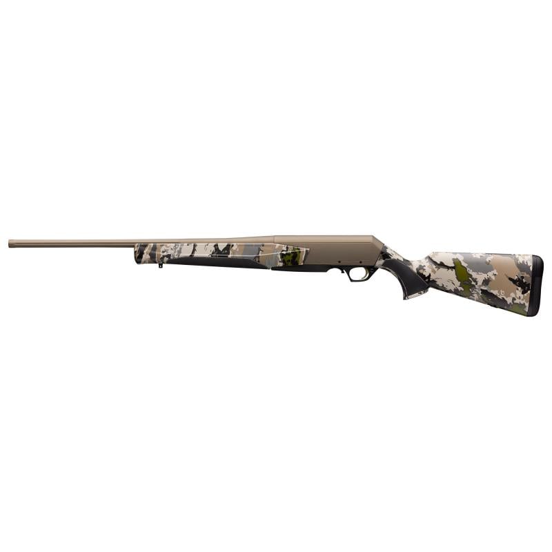 BAR MK3 Speed, Hunting Rifle, Semi-automatic, 300 Winchester Magnum, 24" Barrel, Fluted Barrel, Smoked Bronze, OVIX Camo Stock, 3 Rounds, Right Hand 031072229