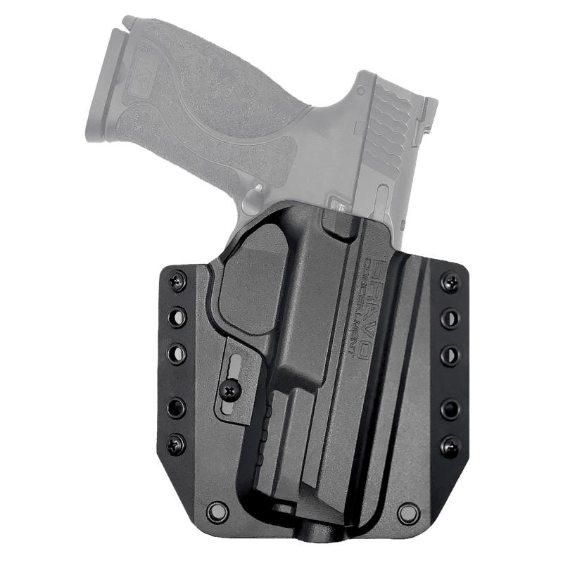 BCA, OWB Concealment Holster, 1.5" Belt Loops, Fits S&W M&P 9/40 Full Size, Right Hand, Black, Polymer BC10-1014