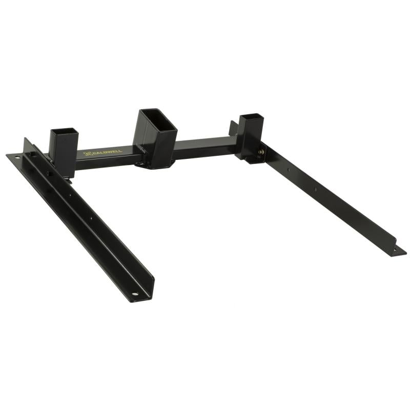 Ultimate Steel Target Stand, Compatible with 2x4 and 1x2 Wooden Post, Black, Includes 2 Ground Stakes 4001148