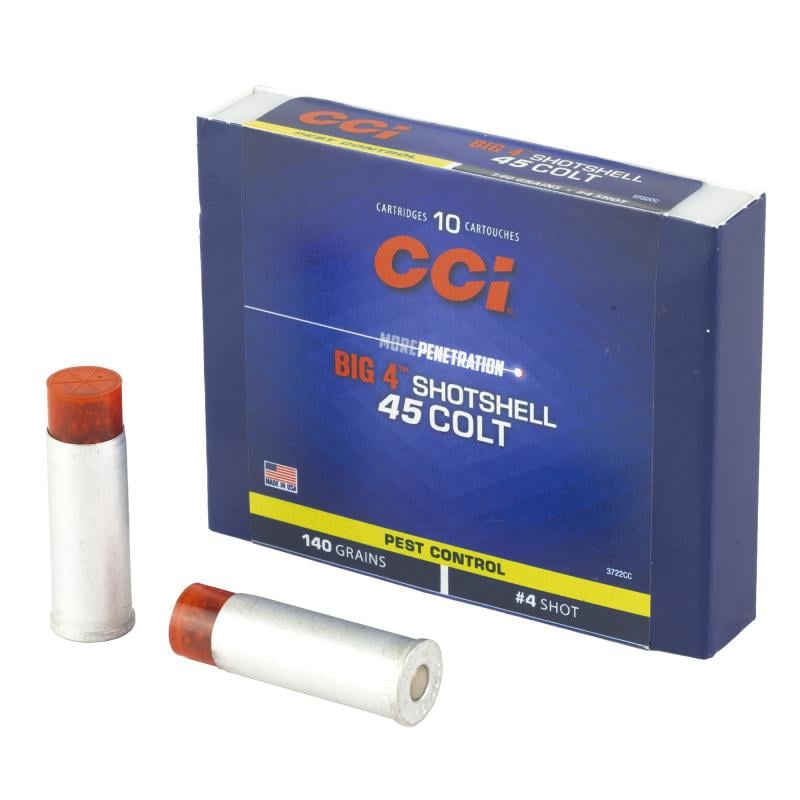 Centerfire Handgun Shotshells .45 Colt Shot Size 4 10 Per Box