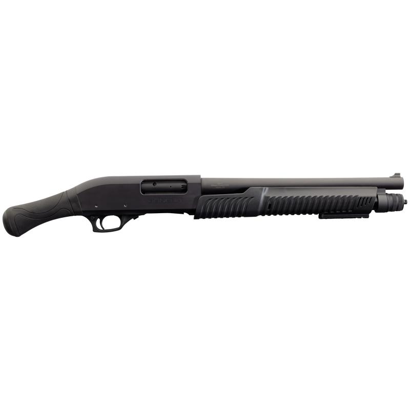 Honcho, Pump Action, 12 Gauge 3", 14" Blued Barrel, Black, Front Fixed Blade Sight, 5 Rounds, 27" Overall Length 930.317