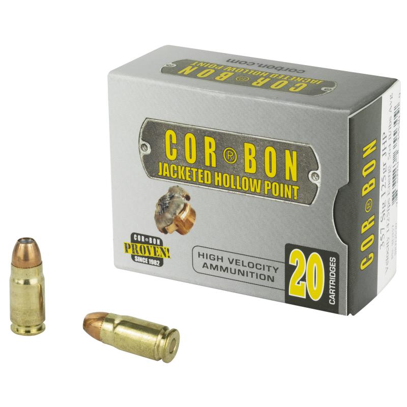 Self Defense .357 Sig 125 Grain Jacketed Hollow Point 20 Per Box
