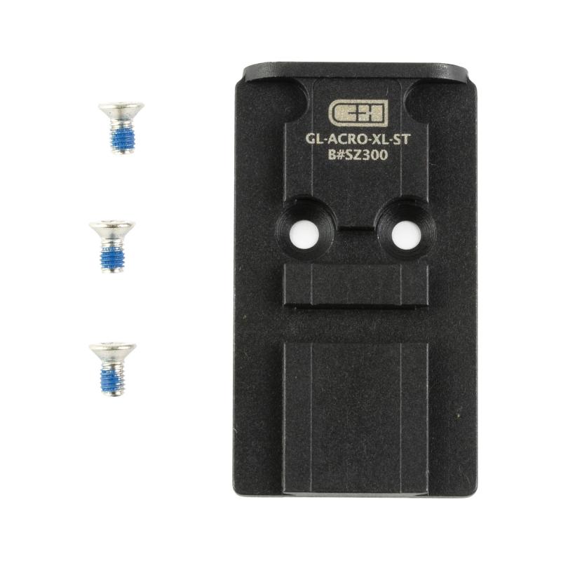 For Glock MOS, Mount, Fits Aimpoint ACRO, Anodized Finish, Black GL-ACRO-XL-ST