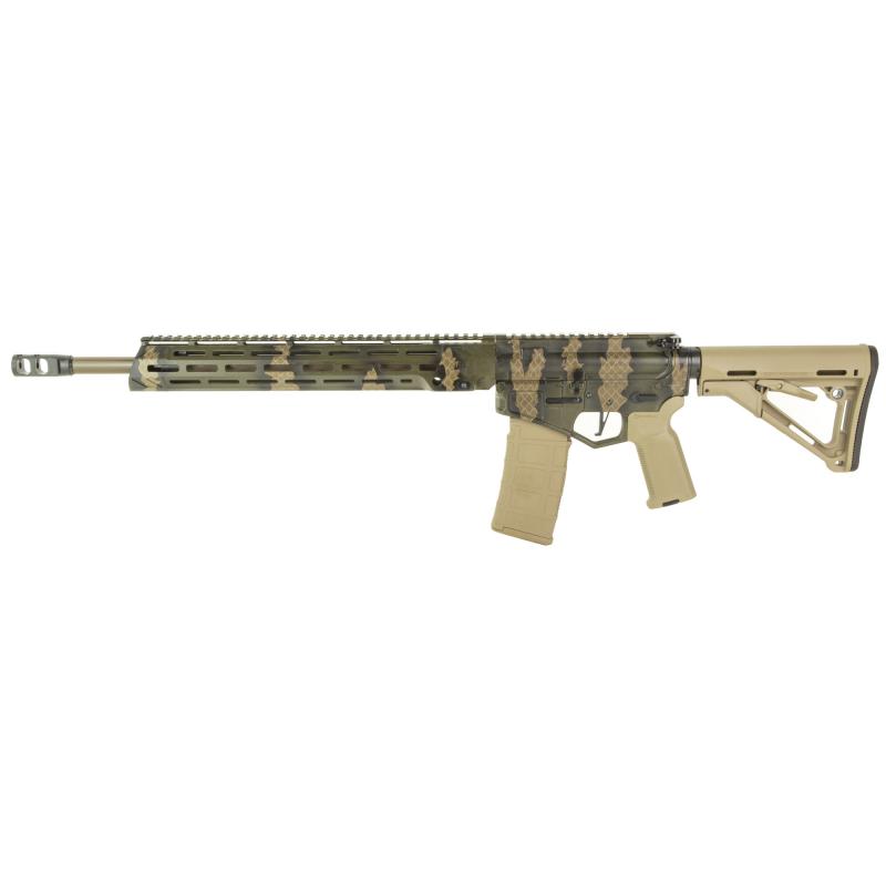 DB15, Semi-automatic Rifle, AR-15, 223 Wylde, 16" Barrel, Cerakote Finish, Green with Copperhead Pattern, FDE Magpul MOE-K2 Grip and CTR Stock, 1 Magazine, 30 Rounds 1780H631