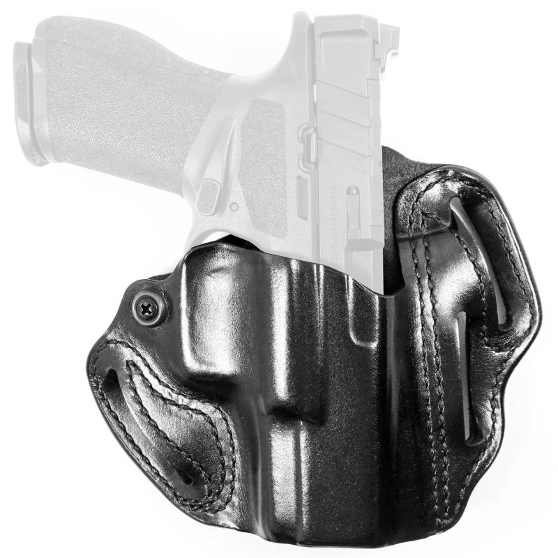 SPEED SCABBARD, OWB Holster, Fits Springfield Echelon 4" With or Without Optic, Leather Construction, Right Hand, Black 002BA8ZZ0