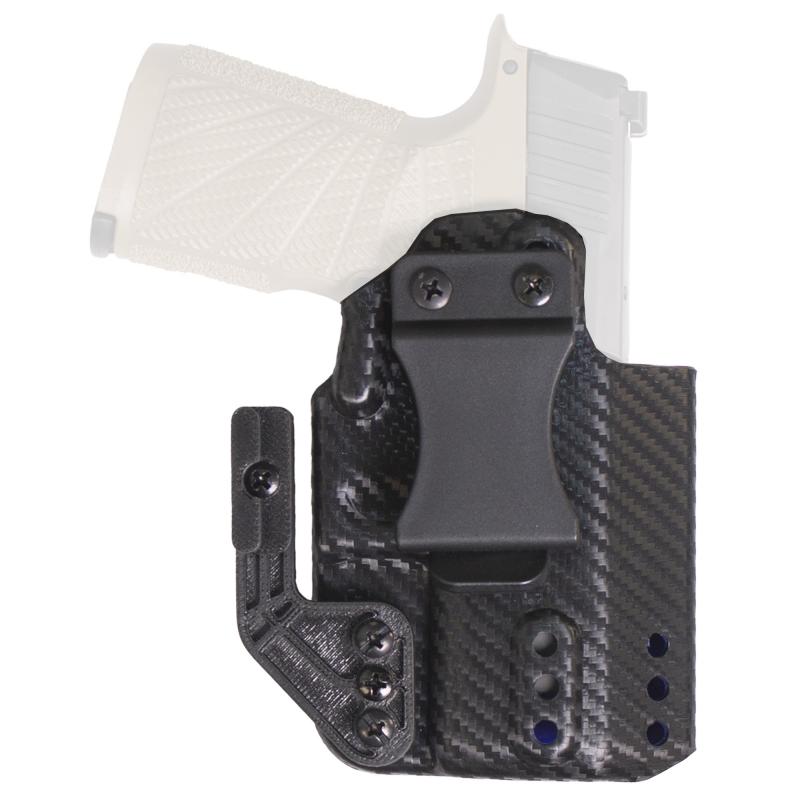 Persuader, Inside Waistband Holster, Fits S&W M&P Shield 9/40/Plus, Right Hand, Polymer, Carbon Fiber Finish, Black 213KAX7Z0