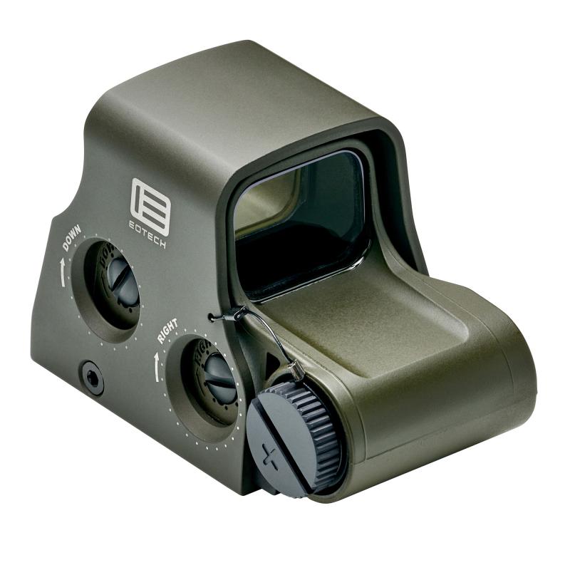 XPS2-0 OD GRN | Single CR123 battery;reticle with 68 MOA ring and 1MOA dot; Olive Drab Green