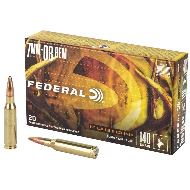 7mm-08 Remington 140 Grain Fusion