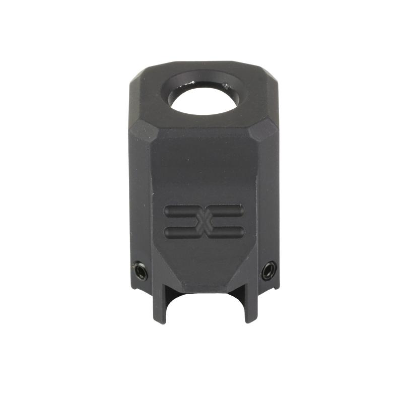 EXOS-533, Compensator, 9MM, For Glock 43/43X/48, Anodized Finish, Black FF-P-A-COMP-SS-G-02