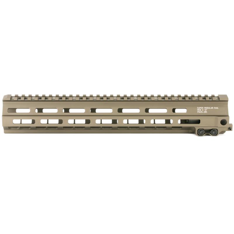 Super Modular Handguard Rail MLOK MK8 13 Inch Desert Dirt