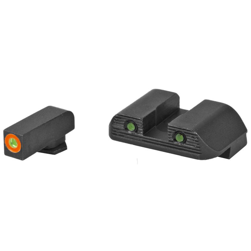 GLOCK AMERIGLO Night Sight Set, .140" Width, .165" Height (Corresponds to Glock 6.9)