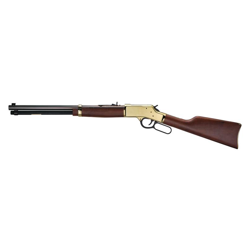 Big Boy, Lever Action Rifle, 45 Long Colt, 20" Octagon Barrel, Blued Finish, Brass Receiver, Fully Adjustable Semi Buckhorn Sights, American Walnut Stock, 10 Rounds H006GC