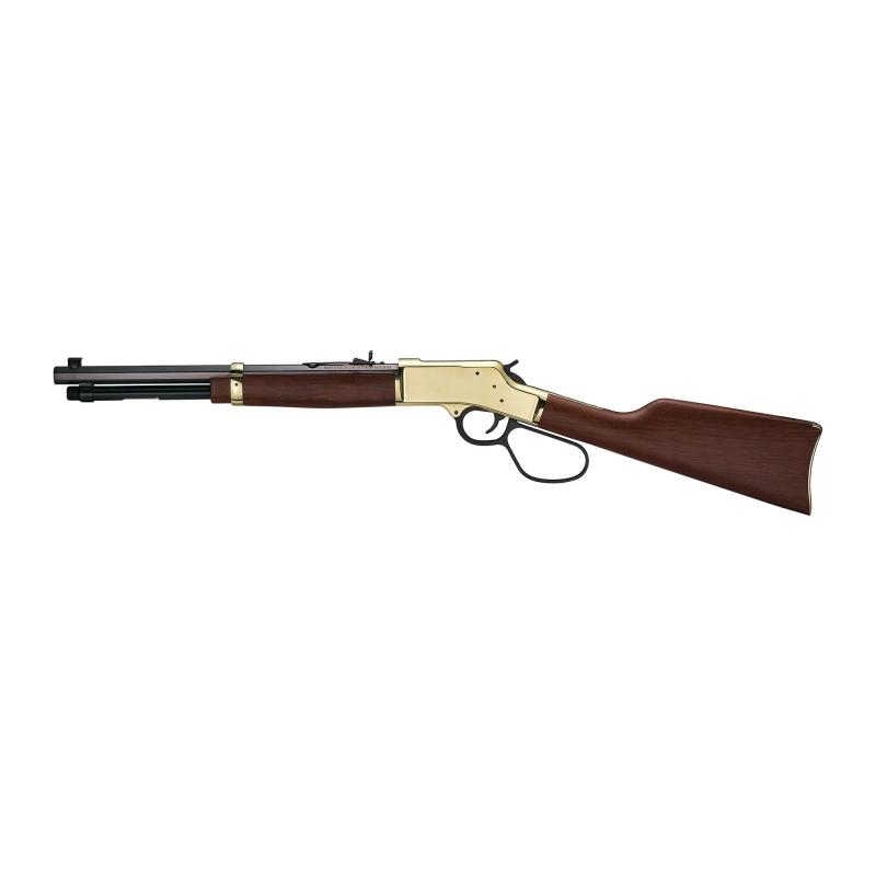 Big Boy, Lever Action Rifle, 44 Magnum, 20" Octagon Barrel, Brass Receiver, Large Loop Lever, Fully Adjustable Semi Buckhorn Sights, American Walnut Stock, 10 Rounds H006GL
