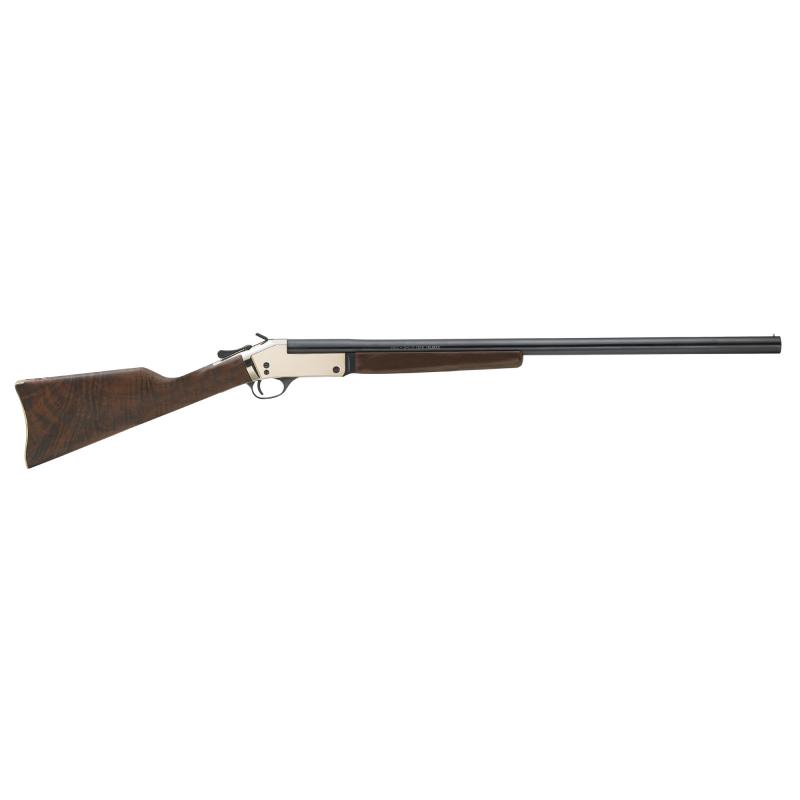 Single Shot Brass 20 Gauge 26 Inch Round Barrel Matte Black Finish Brass Bead Sight Walnut Stock