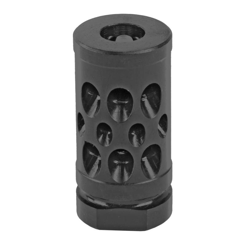 Hipercomp Gen2, 9MM, Black, Threaded 1/2-28, Includes Crush Washer HPC9MMG2