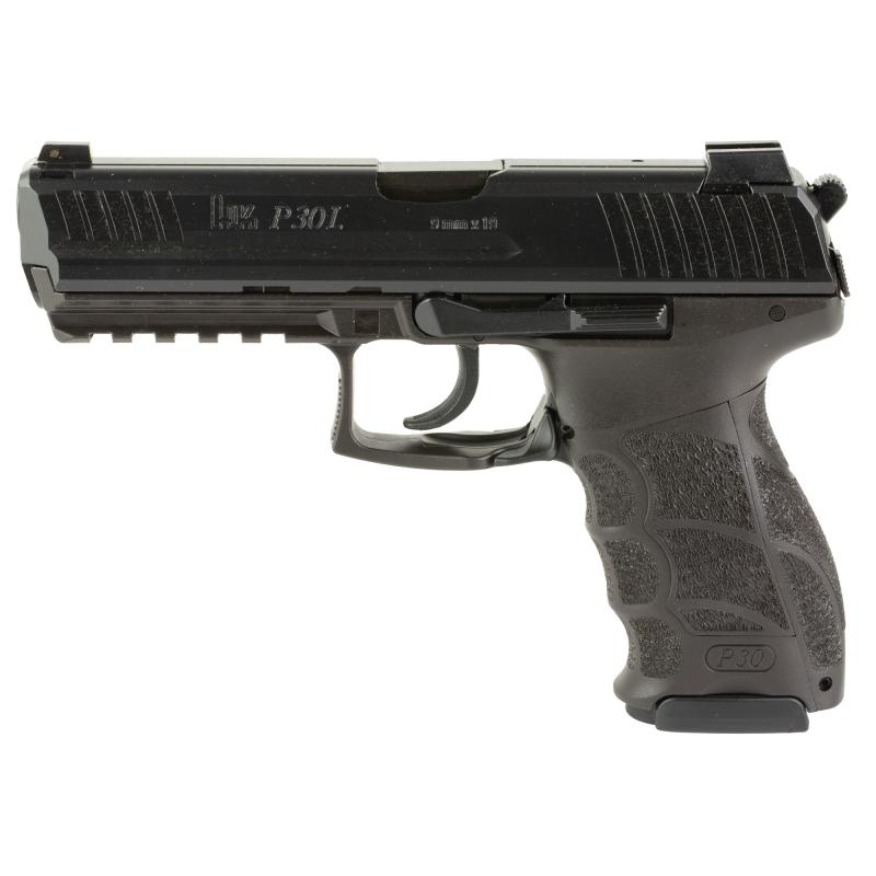 P30L, Semi-automatic, V3 DA/SA, Full Size, 9MM, 4.45" Barrel, Matte Finish, Black, Front Night Sight, 2 Magazines (1)-20 Rounds and (1)-17 Rounds 81001092