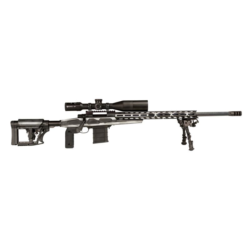 1500, Bolt Action Rifle, 6.5 Creedmoor, 24" Heavy Threaded Barrel, Gray, APC Chassis, Right Hand, 10 Rounds, Includes 3 Mags, 2 Grips, and Bipod HCRA72507USGMDT