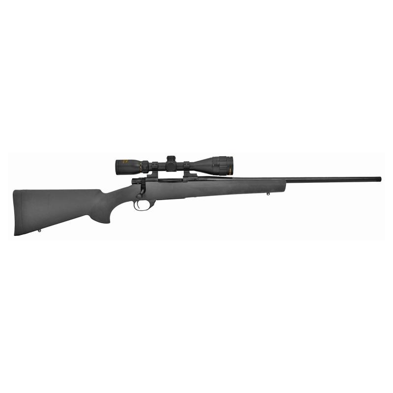 1500, Bolt Action Rifle, 308 Winchester, 22" Threaded Barrel, Black Hogue Stock, Right Hand, 4-12x40 Scope Included, 4 Round Mag, Manual Safety HGP2308B