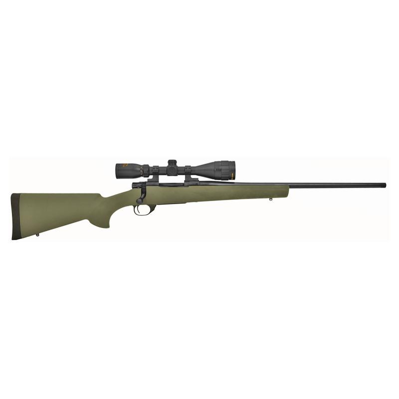 1500, Bolt Action Rifle, 308 Winchester, 22" Threaded Barrel, OD Green Hogue Stock, Right Hand, 4-12x40 Scope Included, 4 Round Mag, Manual Safety HGP2308G