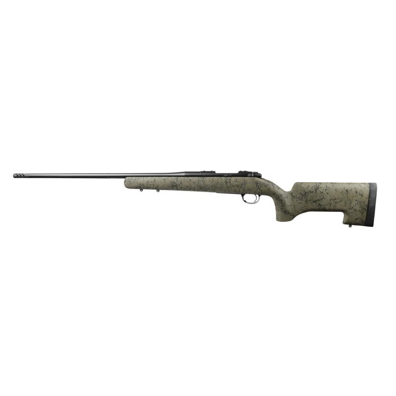 Moutain Ascent Peak, Bolt Action Rifle, 6.5 Creedmoor, 22" Threaded Barrel, 7/16x28 Thread Pitch with 5/8x24 Adapter, Muzzle Brake, Camo H-S Precision Stock, KimPro II Finish, Black, 4 Rounds 3000917