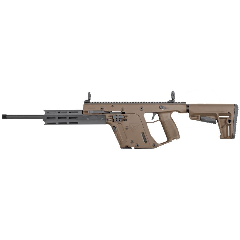 VECTOR CRB G2, Rifle, Semi-automatic, 22 LR, 16" Barrel, Flat Dark Earth Finish, M-LOK Handguard, Flip Up Sights, 10Rd, 1 Magazine KV22-CFD00